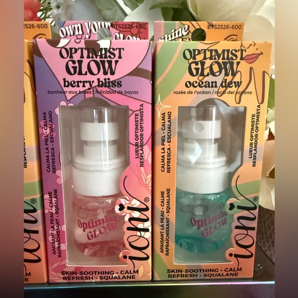 🆕🪷 IONI LIMITED EDITION “BERRY BLISS” & “OCEAN DEW” 3-PIECE FACIAL MIST SET. NEW - Picture 6 of 10